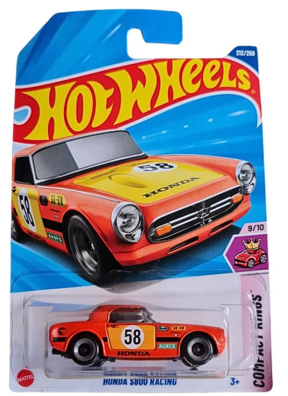 Amazon.com: Hot Wheels Honda S800 Racing [Orange] Treasure Hunt